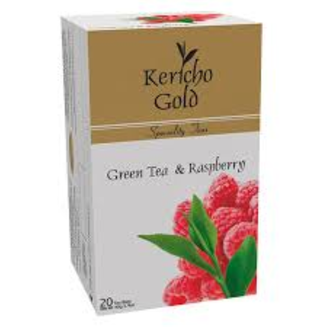 KERICHO GOLD GREEN TEA &RASPBERRY 20 S